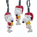 Peanuts Peanuts PN9191 10-Light LED Snoopy & Woodstock Light Set PN9191